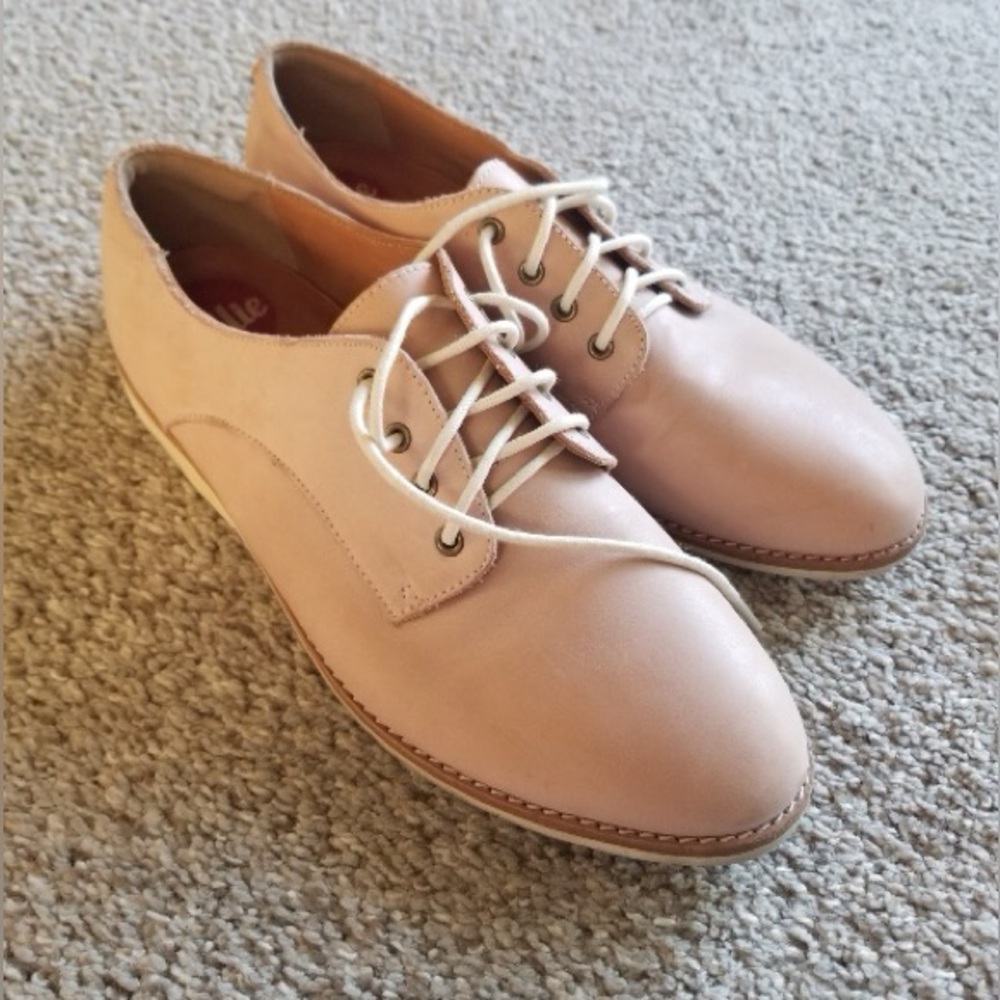 Rollie Nation pink genuine leather Derby shoe size 40 - Picture 4 of 11